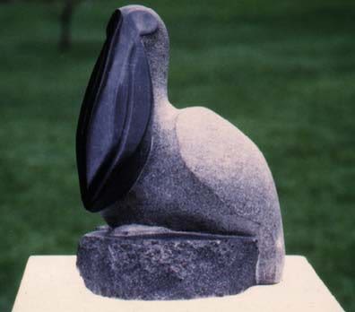 Pelican | Public Sculptures by Jim Sardonis. Item composed of granite