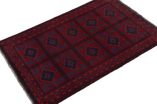 Rug & Kilim’s Baluch Tribal Rug with Colorful Geometric | Area Rug in Rugs by Rug and Kilim