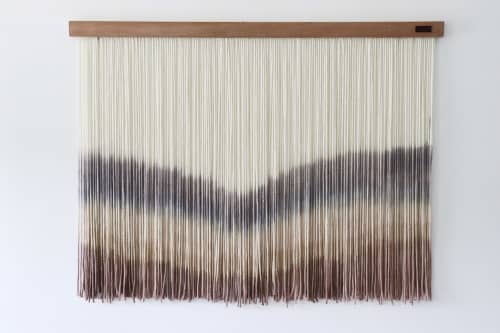 Tapestry Artwork | Wall Hangings by CER Dye Design. Item composed of wool in minimalism or modern style