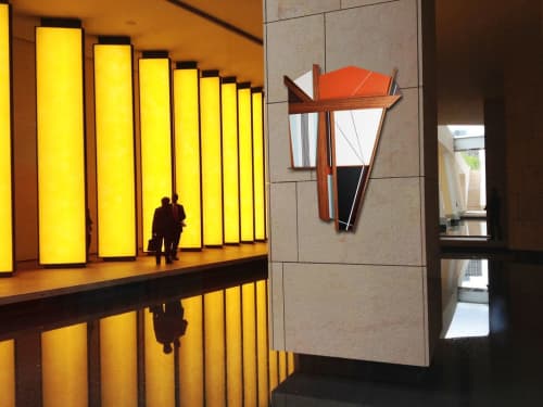 Voyager 2 Wood Wall Sculpture | Wall Hangings by Scott Troxel Art | Los Angeles in Los Angeles. Item made of wood