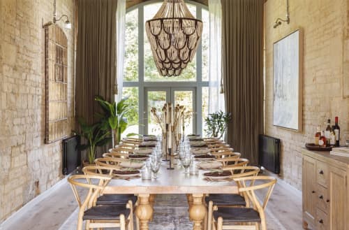 Luxury Cotswold Banquet Table | Dining Table in Tables by Fine Line Woodworks. Item made of oak wood