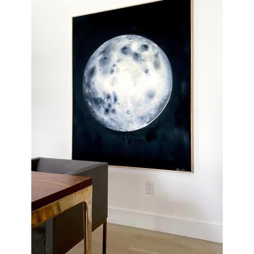 Supermoon | Paintings by Renee Levin