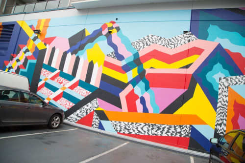 Spectrums Mural | Street Murals by Priscilla Yu. Item made of synthetic