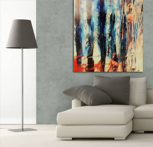 Lover of Sorrow | Oil And Acrylic Painting in Paintings by Marco Domeniconi Studio. Item composed of canvas and synthetic