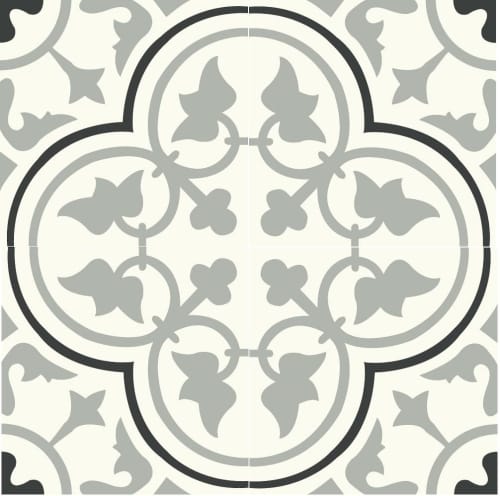 Mission Roseton Cement Tile | Tiles by Avente Tile. Item composed of cement