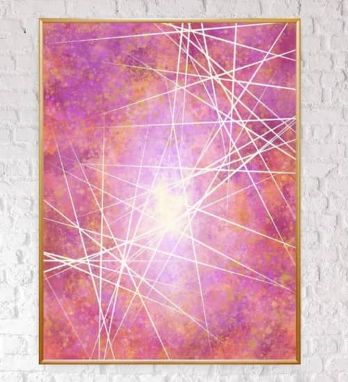 Alithinó Fos | Prints by Soulscape Fine Art + Design by Lauren Dickinson. Item made of canvas with paper