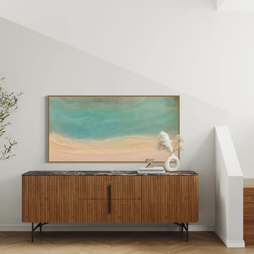 Island Life Canvas Print | Prints by MELISSA RENEE fieryfordeepblue  Art & Design. Item made of canvas works with contemporary & coastal style