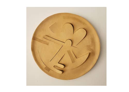 Ceramic plates | Dinnerware by Patrick Bonneau. Item made of ceramic