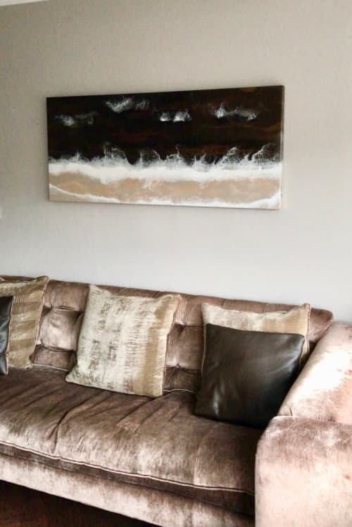 FanKypaliscious | Mixed Media by Art By Skevi. Item composed of wood and canvas