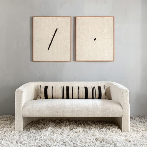 Línea Woven Wall Arts | Wall Sculpture in Wall Hangings by Meso Goods. Item composed of wood and wool in contemporary style