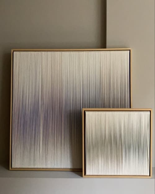 Fade | Tapestry in Wall Hangings by Fault Lines by Matthias de Vogel. Item made of cotton