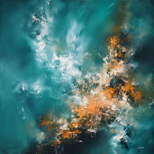 Colorful Abstract Painting by Christopher Lyter Fine Art | Wescover ...