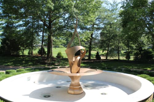 Lieber Fountain | Public Sculptures by Medwedeff Forge and Design