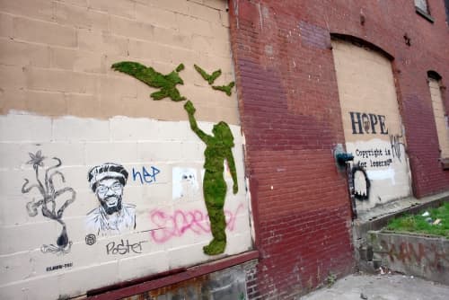 Moss Graffiti | Street Murals by Mosstika