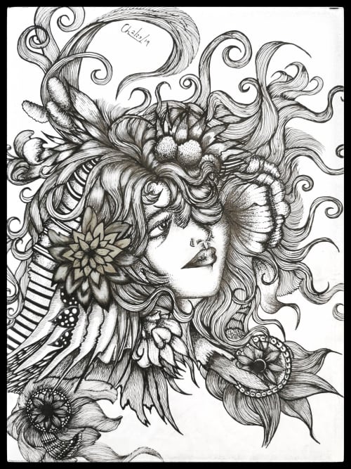 "WAITING" | Prints by CHRISTIAN HERNANDEZ | Calamba in Calamba. Item composed of paper