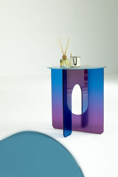 Twist Side Table | Coffee Table in Tables by STUDIO MONSOLEIL. Item composed of glass compatible with modern style