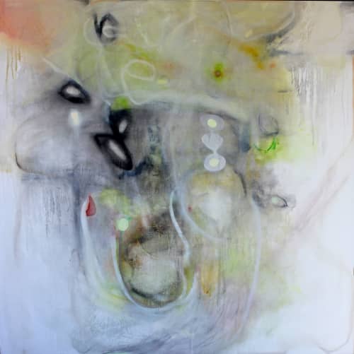 Linen RuckSack c2012 | Oil And Acrylic Painting in Paintings by Anne C. Faber. Item made of canvas with synthetic