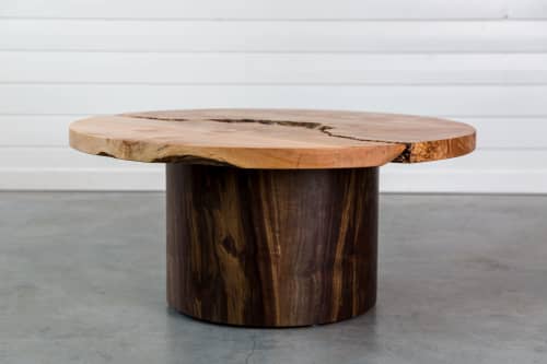 Maple round coffee deals table