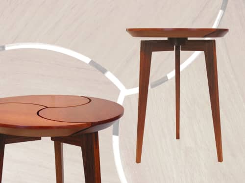 Triquetra | Side Table in Tables by Bench Dog Woodworking / Carlos Taylor-Swanson. Item composed of wood in contemporary style