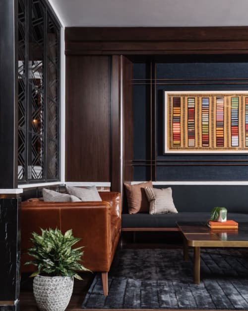 Silk Tapestry | Wall Sculpture in Wall Hangings by Paige Russell, ELOI | The Alida Hotel in Savannah. Item composed of fabric and fiber