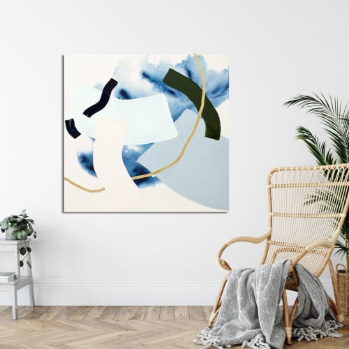 Storyline Collection | No. 11 | Oil And Acrylic Painting in Paintings by Beth Winterburn | Memphis, TN in Memphis. Item made of canvas with synthetic