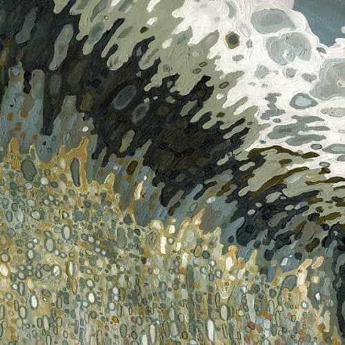 Bursting- Custom Commission | Oil And Acrylic Painting in Paintings by Margaret Juul. Item made of canvas with synthetic