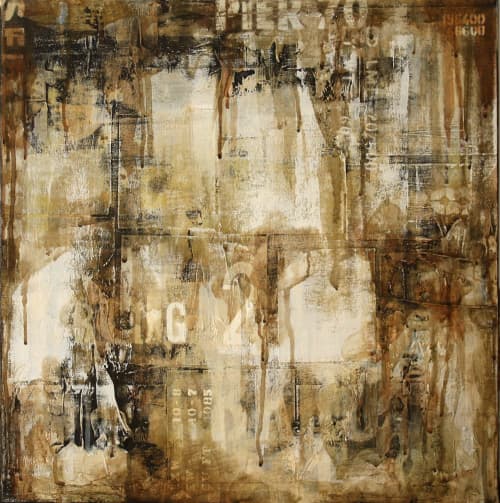 Conqure | Oil And Acrylic Painting in Paintings by STEVE JAVIEL. Item made of canvas with synthetic works with urban style