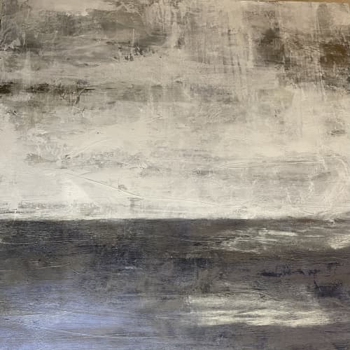 New Horizon | Oil And Acrylic Painting in Paintings by Julianna Poldi. Item made of canvas with synthetic