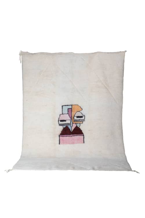 Contemporary Moroccan Rug Abstract (picasso) | Area Rug in Rugs by Kechmara Designs. Item made of fabric