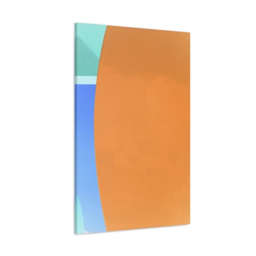 Oasis 01269 | Prints in Paintings by Petra Trimmel. Item composed of canvas in minimalism or mid century modern style
