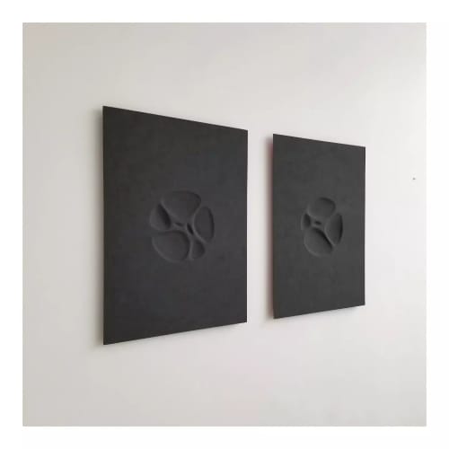 Take My Soul I & II | Mixed Media by Christian De Dier. Item works with minimalism & contemporary style