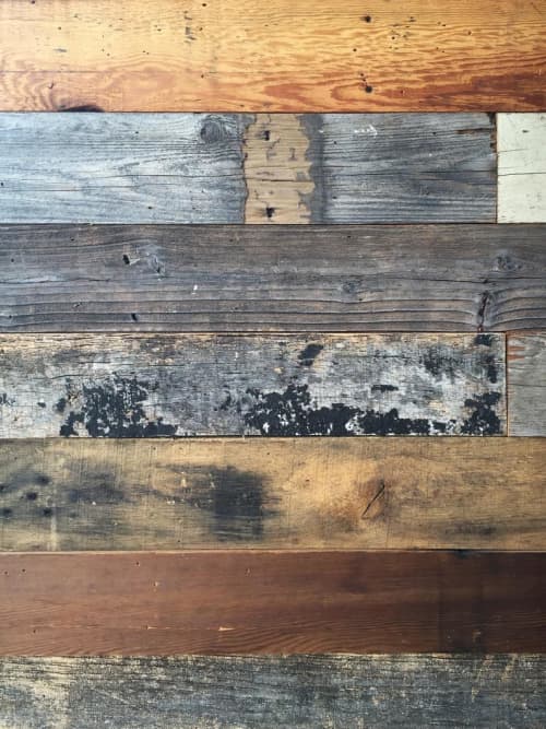 Rustic barn wood Canvas Art Print | Oil And Acrylic Painting in Paintings by Irena Orlov. Item composed of canvas and synthetic