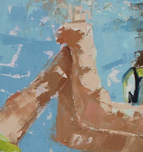 EILEEN CORSE | Oil And Acrylic Painting in Paintings by EILEEN CORSE. Item composed of paper