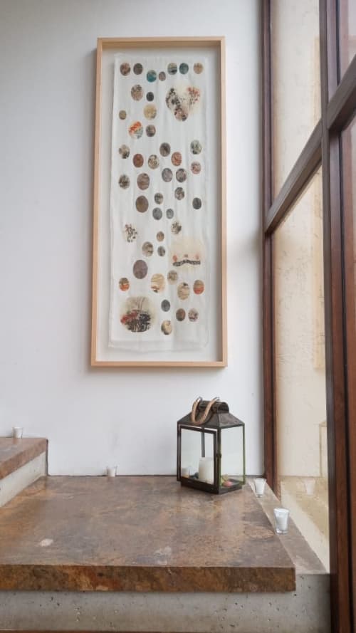 Japanese Botanica | Prints by Vero Gonzalez Ugarte. Item made of linen with paper