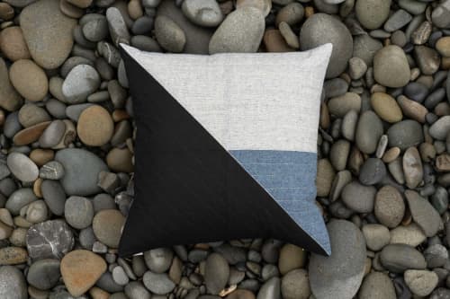 Crater Pillow Cover | Cushion in Pillows by Vacilando Studios | Captain Whidbey in Coupeville. Item composed of fabric