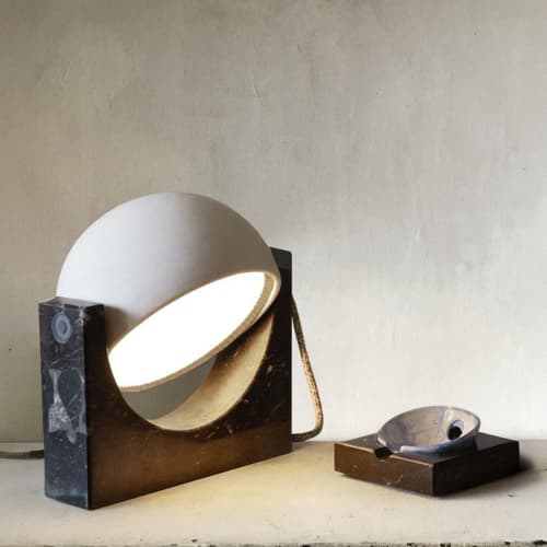 Tucker Lamp | Table Lamp in Lamps by Deta Studio. Item composed of marble in minimalism or mediterranean style