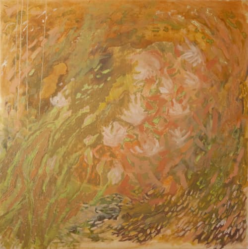 The Wind That Carries Summer Away | Oil And Acrylic Painting in Paintings by PUGMATIK. Item made of canvas compatible with contemporary style