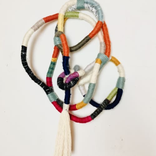 Tangled | Wall Sculpture in Wall Hangings by Trudy Perry | Ten Women Gallery in Santa Monica. Item made of cotton & fiber