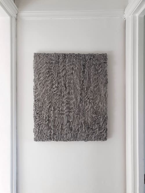 Their Bravery Knew No End XII | Wall Sculpture in Wall Hangings by Saskia Saunders. Item composed of canvas & paper compatible with minimalism and contemporary style