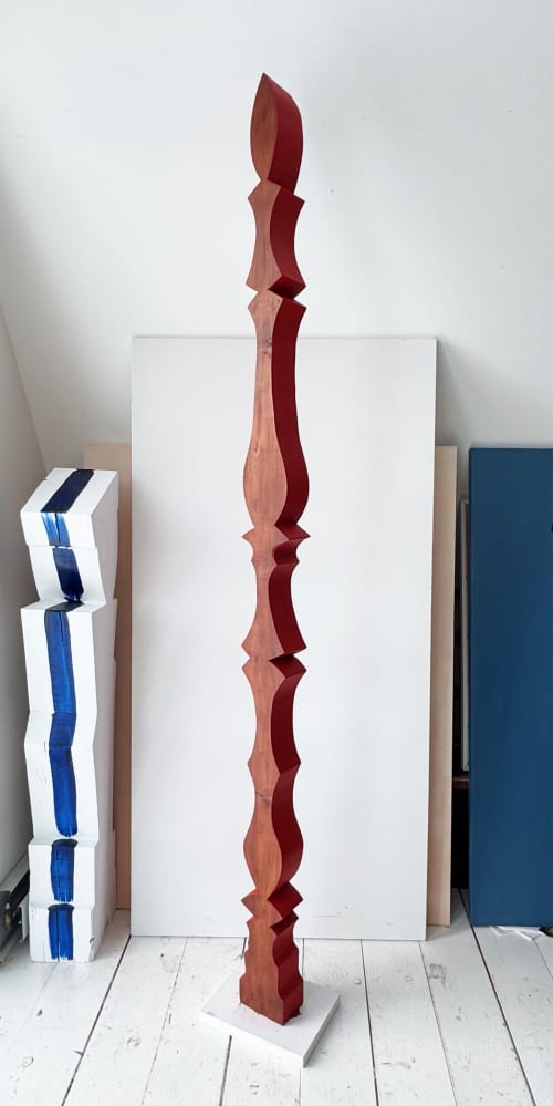 Untitled 177 | Sculptures by Neshka Krusche. Item made of wood works with minimalism & contemporary style