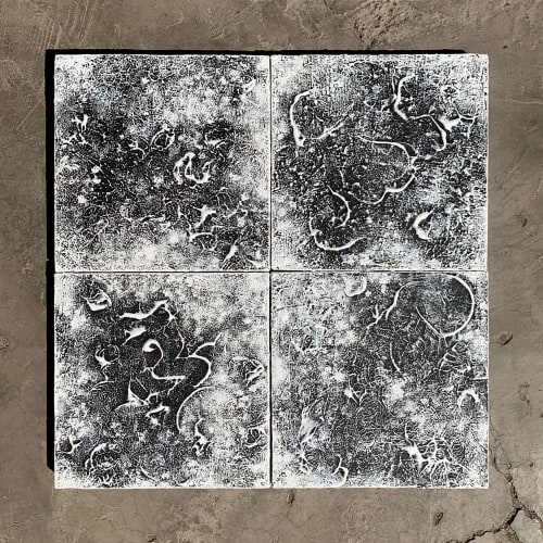 Birth of Forms (SOLD) | Oil And Acrylic Painting in Paintings by Alessia Lu. Item composed of canvas compatible with minimalism and contemporary style