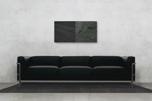 Abstract Photographic 'Dark Earth' | Photography by Scott Woodward Meyers Art. Item made of paper works with minimalism & mid century modern style