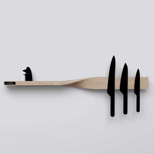 Twist Shelf | Ledge in Storage by LAWA DESIGN. Item composed of oak wood in minimalism or contemporary style