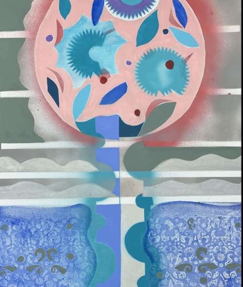 Tree of Life: Winter | Oil And Acrylic Painting in Paintings by Christina Saj Fine Art and Design