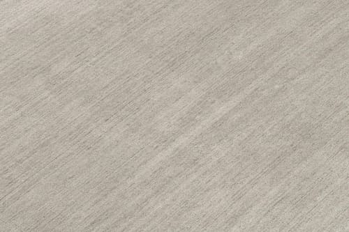Rug & Kilim’s Plain Contemporary Rug in Solid Silver | Area Rug in Rugs by Rug and Kilim