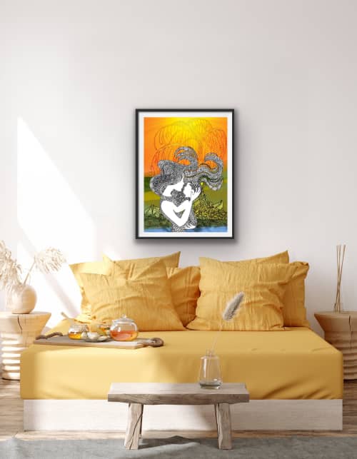 Affection | Drawings by Ashima Kumar. Item made of synthetic