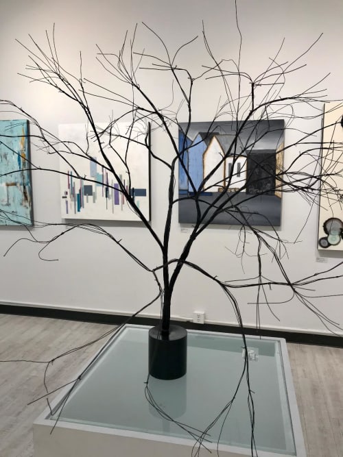 Marilyn's House | Mixed Media by Laura Van Horne Art | Gray Sky Gallery in Seattle. Item composed of wood