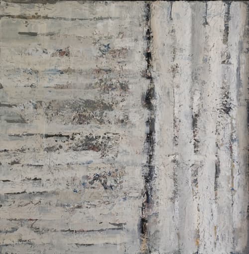 Entrelignes / Between | Oil And Acrylic Painting in Paintings by Sophie DUMONT.. Item composed of canvas in minimalism or contemporary style