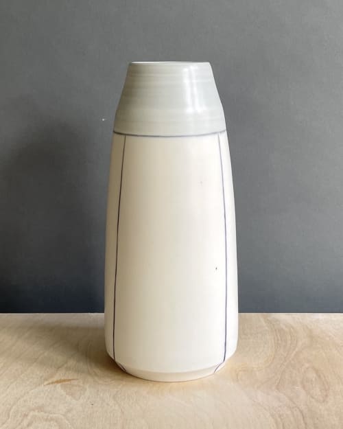 Large Vase | Vases & Vessels by Briggs Shore Ceramics. Item composed of ceramic in minimalism or contemporary style