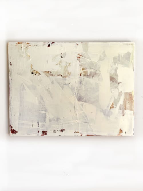 "Butter Glow" 2023 Original Painting | Oil And Acrylic Painting in Paintings by Jessalin Beutler. Item composed of canvas in minimalism or contemporary style